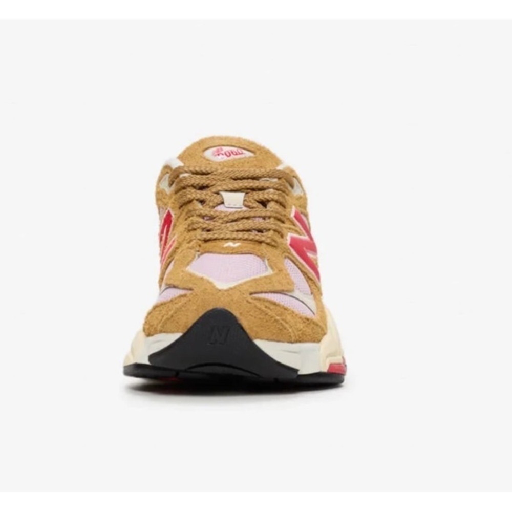 New Balance 9060 Womens Size 6 Beige Pink Running Shoes Sneakers NEW U9060GEA - Picture 5 of 9